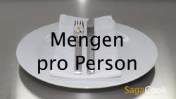 Menge pro Person