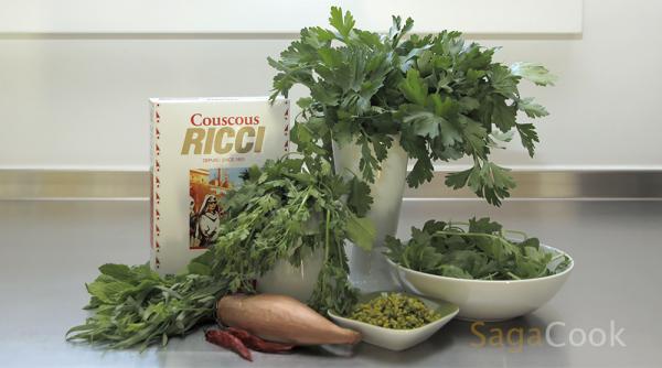 Zutaten Grünes Couscous