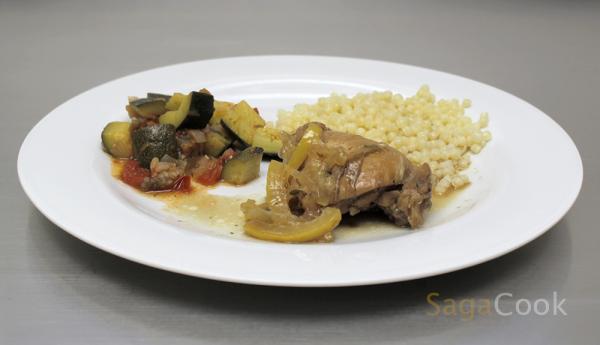 Poulet mit Zitrone und Honig