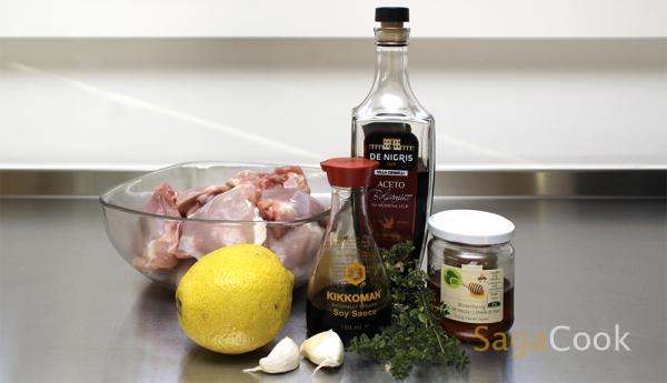 Zutaten Poulet mit Zitrone und Honig