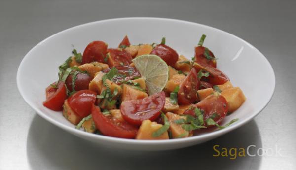 Tomaten-Papaya-Salat | Sagacook 8