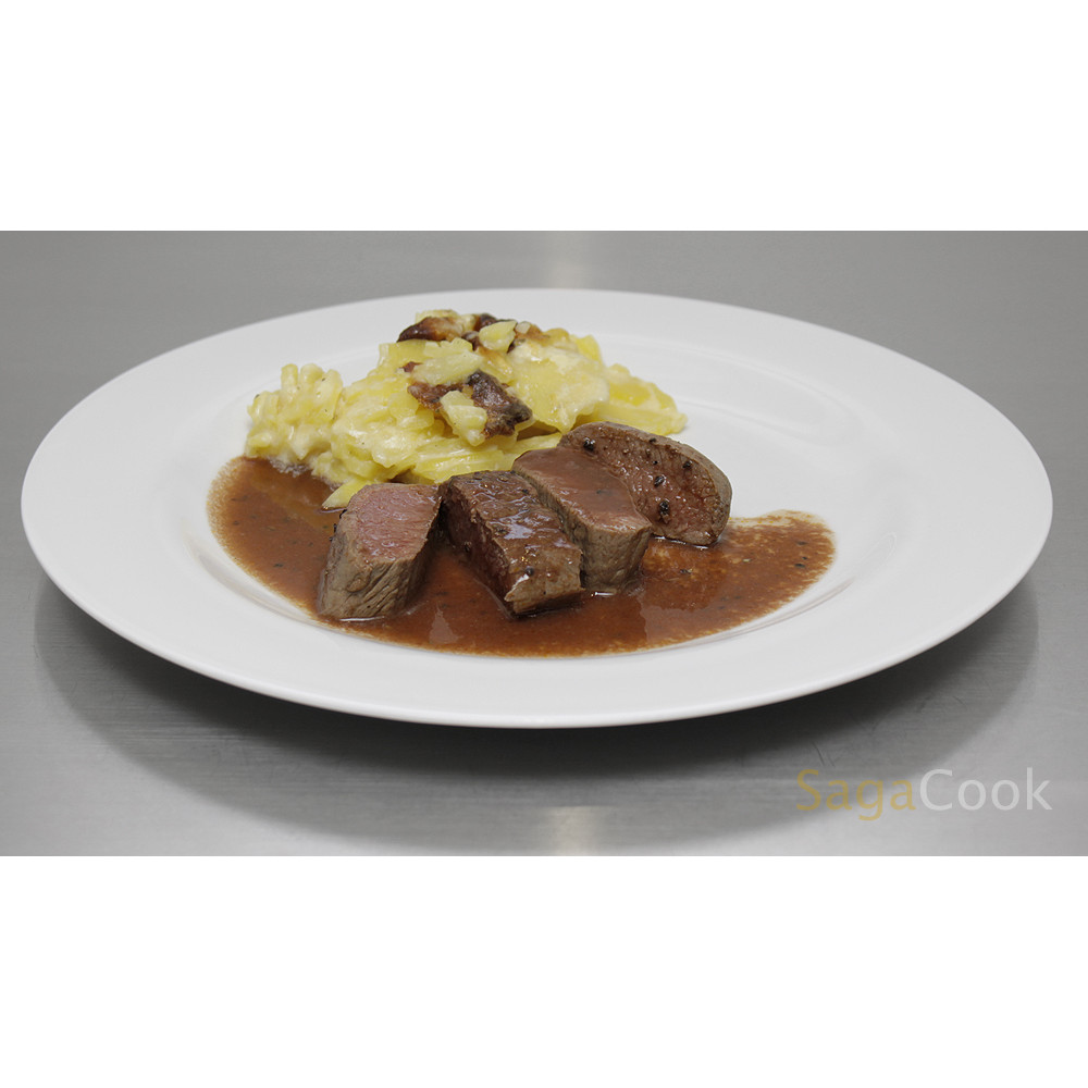 Lamm mit Rotweinsauce