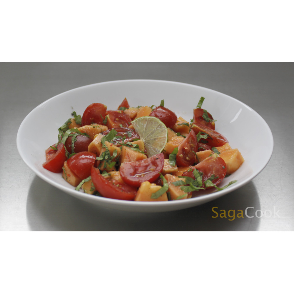 Tomaten-Papaya-Salat